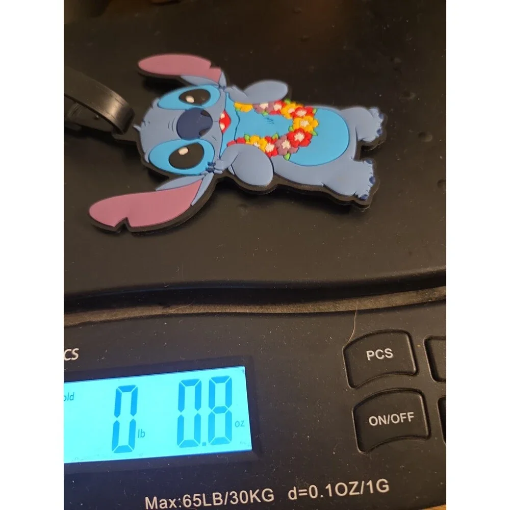 Disney Stitch Character Shape Luggage Tag Unused